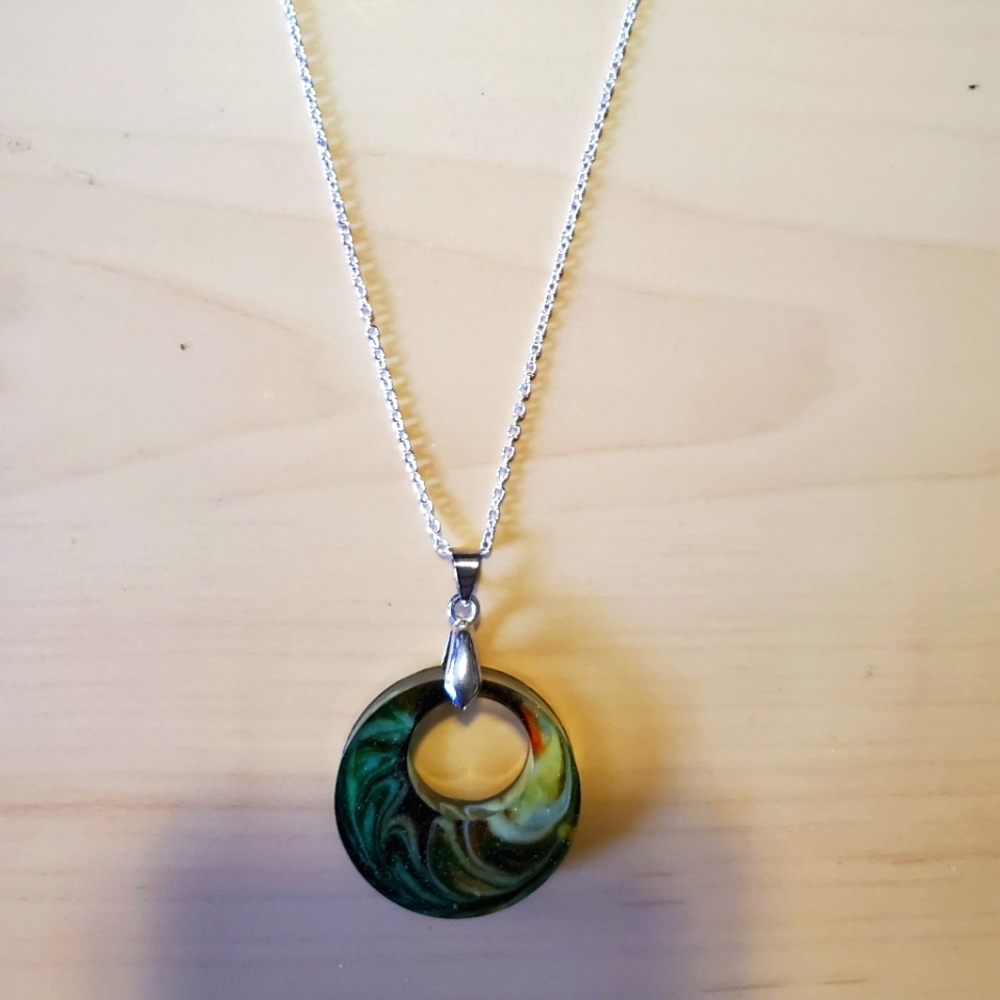 Resin necklace